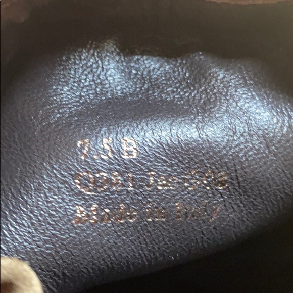 Coach boots leather brown 7.5 B - Picture 8 of 9